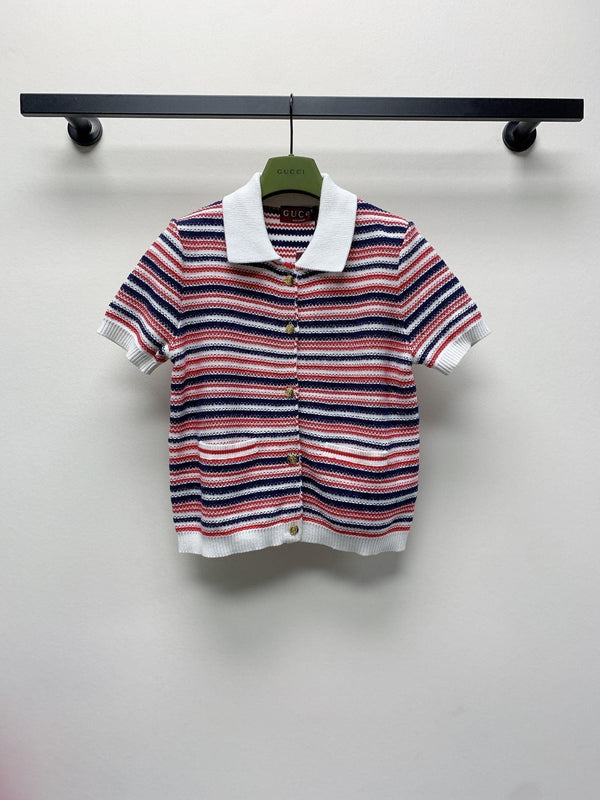 Gucci 25C Fine wool polo top 228202