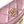 CC WAIST 24 BAG IN LIGHT PINK CALFSKIN WITH PEARL CHAIN AND GOLD HARDWARE