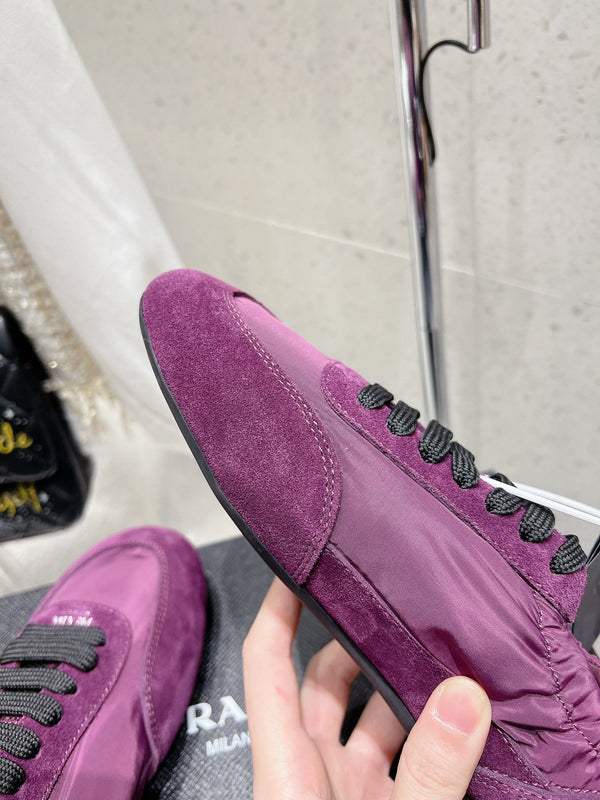 Pra 2025 Collapse Sneaker Purple Black Re-Nylon Suede 554281