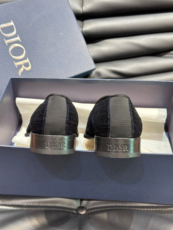 CD TIMELESS OBLIQUE LOAFER NAVY VELVET