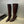 YSL Jill Boots 75mm Burgundy Smooth Cafskin 551933