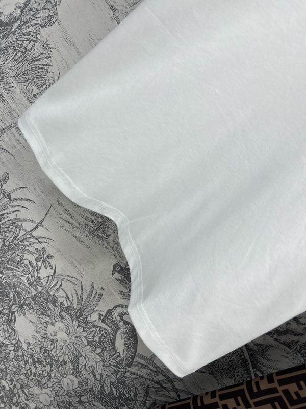 Fendi 25 Suit White Brown Cotton