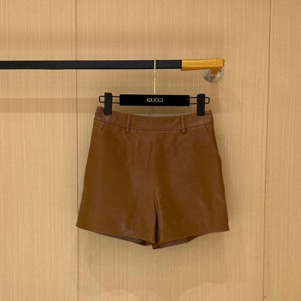 Gucci Short Brown Leather 276973