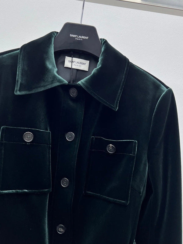 YSL 25S VELVET JACKET STYLE 147
