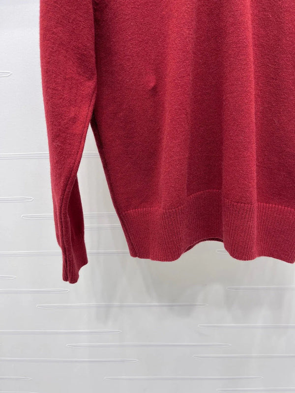 MIUMIU LACE-COLLAR SWEATER STYLE 817