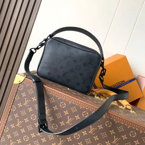 LV 2026 Nil Cross-body Bag Black Monogram Midnight Coated Canvas Leather