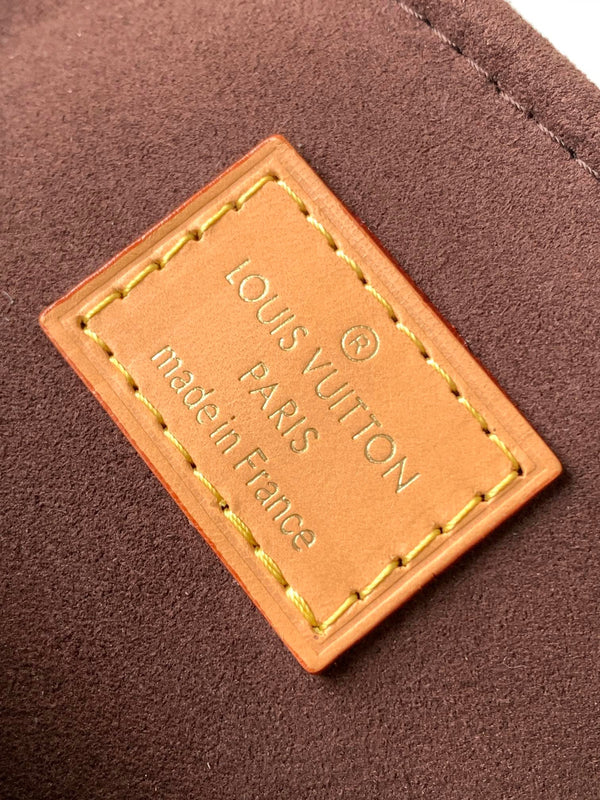 LV Mini Bumbag 17cm Brown Monogram Canvas Leather