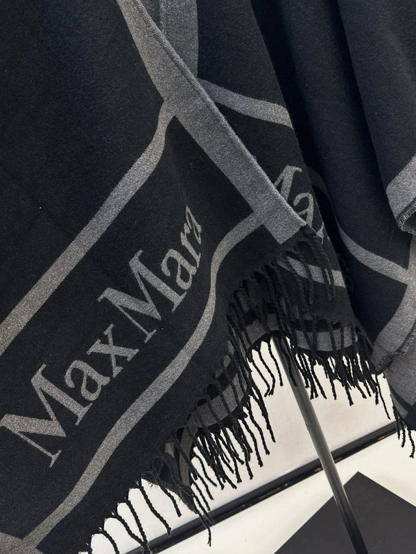 MAX MARA 25S JACQUARD CAPE COAT 007