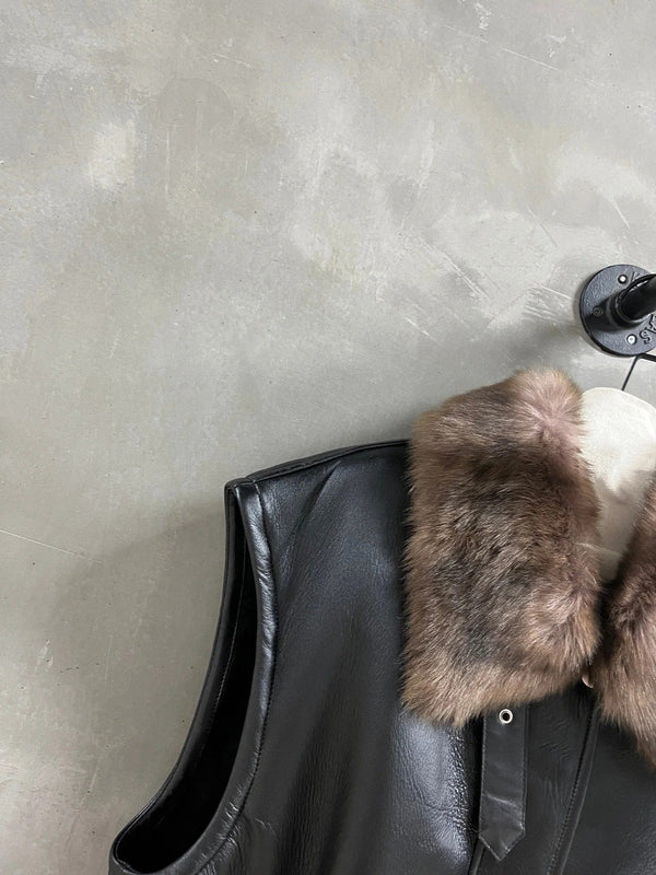 YSL 25S LEATHER VEST STYLE 144