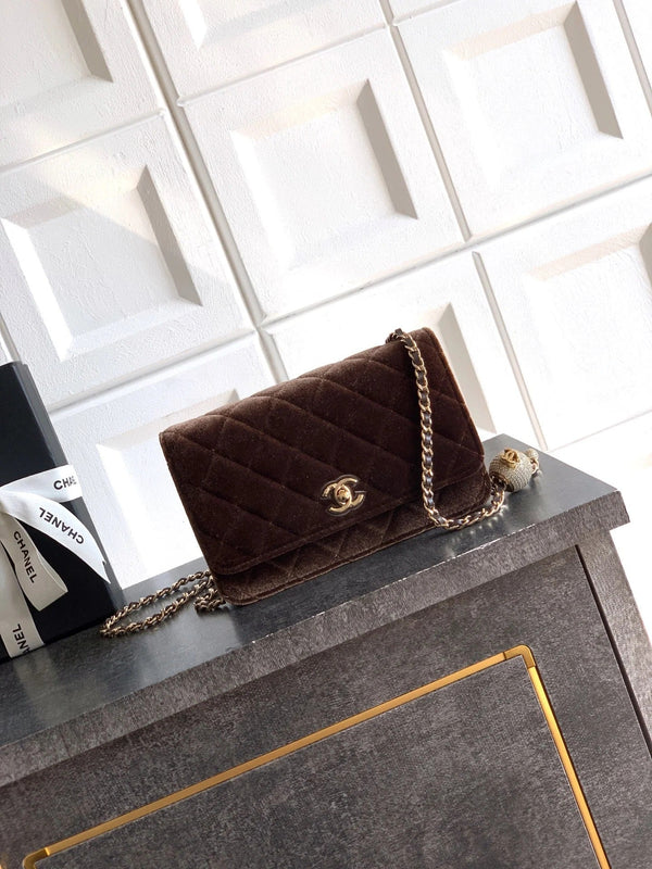 Chanel 2026 WOC Bag 20cm Velvet Leather 331109