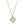 CLOVER PEDANT PINK MOP GOLD NECKLACE